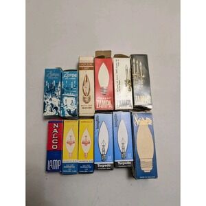 Lot of Vintage Candelabra Light Bulbs